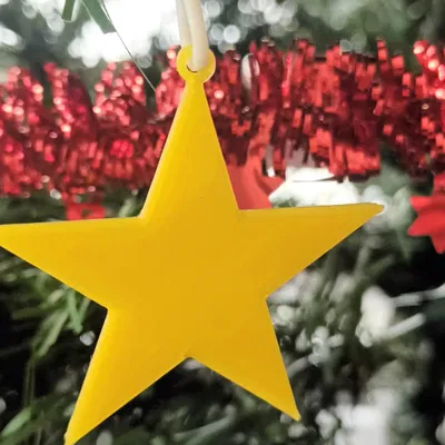 Trang trí cây thông Noel hình Ngôi sao - Star Christmastreeornament