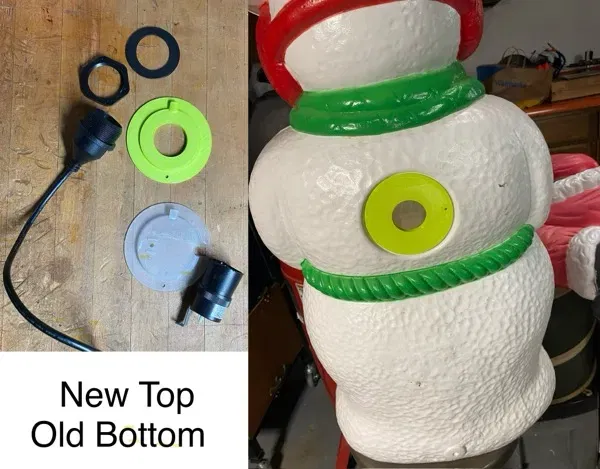 Nắp Thay Thế Đèn Trang Trí Giáng Sinh Grand Venture (Ông Già Noel, Người Tuyết,...) - Image 2