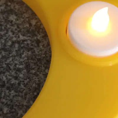 Chỗ Để Nến Thơm Hình Trăng Khuyết