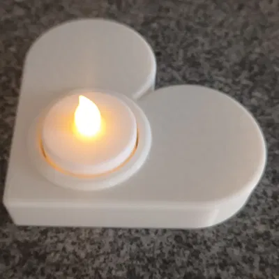 Chân Nến Hình Trái Tim - Heart Tealightholder