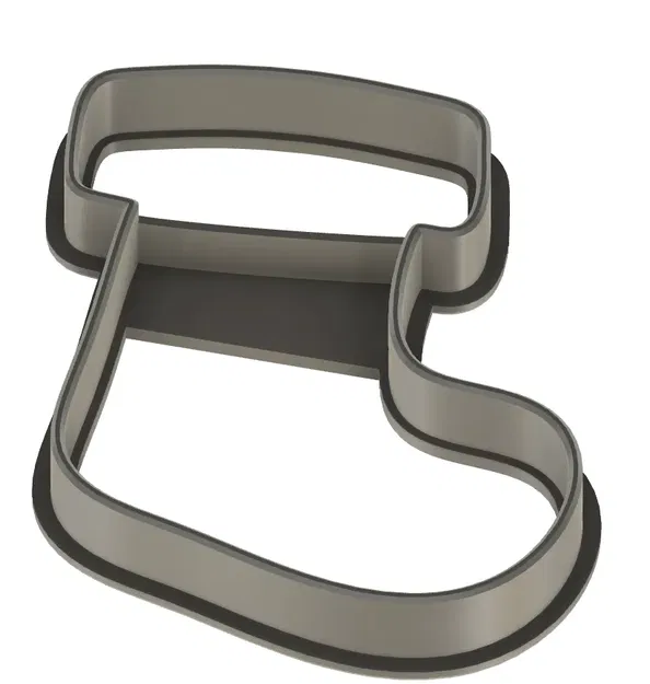 Khuôn Cắt Bánh Quy Hình Vớ - Image 1