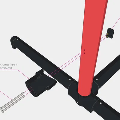 Khối Chặn Ống Lớn VRC – Thay Thế In 3D