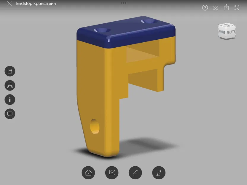 Endstop-switch holder for BLV Anet AM8 - Image 4