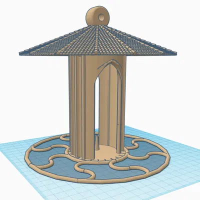 Chỗ cho chim ăn viên mỡ kiểu Gothic La Mã