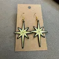 Star of Bethlehem Christmas Earrings - Thumbnail 2