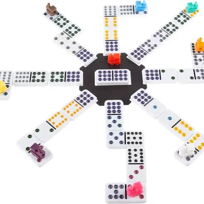 Đế Trung Tâm Cho Trò Chơi Mexican Train Dominoes