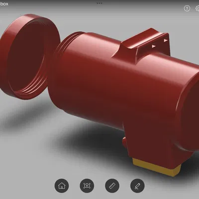 Hộp chống nước đựng pin cho xe đạp