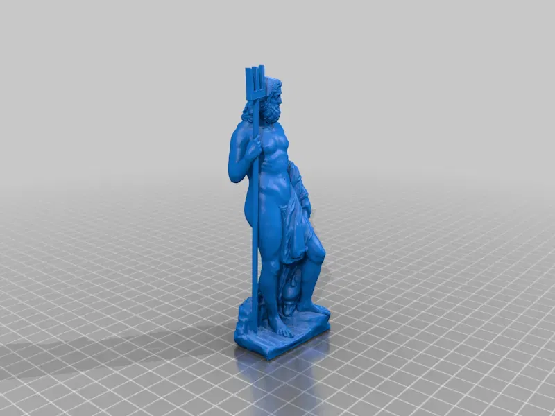 Tượng thần Neptune bằng 3D - Image 1
