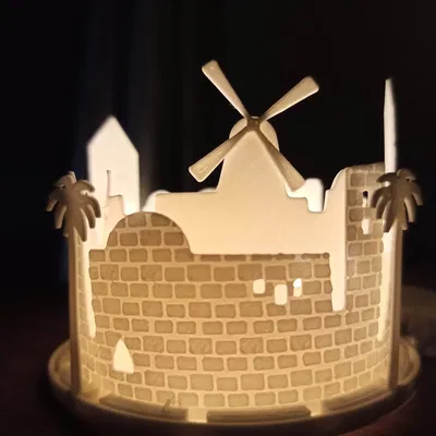 Jerusalem panorama decoration/עיטור פנורמה ירושלמית