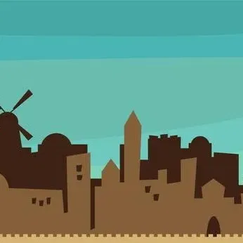 Jerusalem panorama decoration/עיטור פנורמה ירושלמית