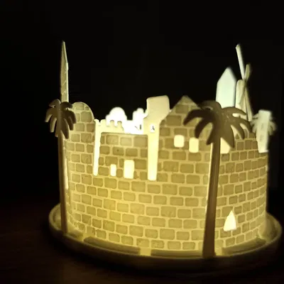 Jerusalem panorama decoration/עיטור פנורמה ירושלמית