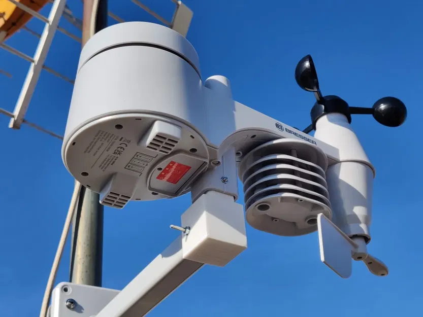 Ngàm nối gắn cột cho trạm thời tiết Sencor hoặc Bresser - Image 1