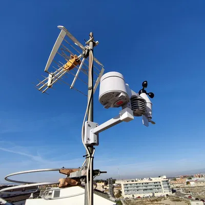 Ngàm nối gắn cột cho trạm thời tiết Sencor hoặc Bresser