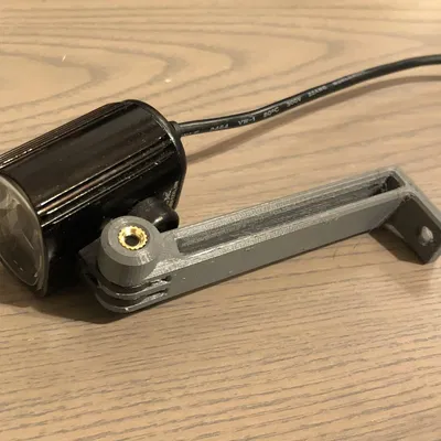 Pas dài gắn đèn xe đạp