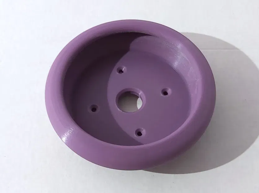 Bonsai pot 15 round curved flat (mame) 131x131x41mm - Image 1