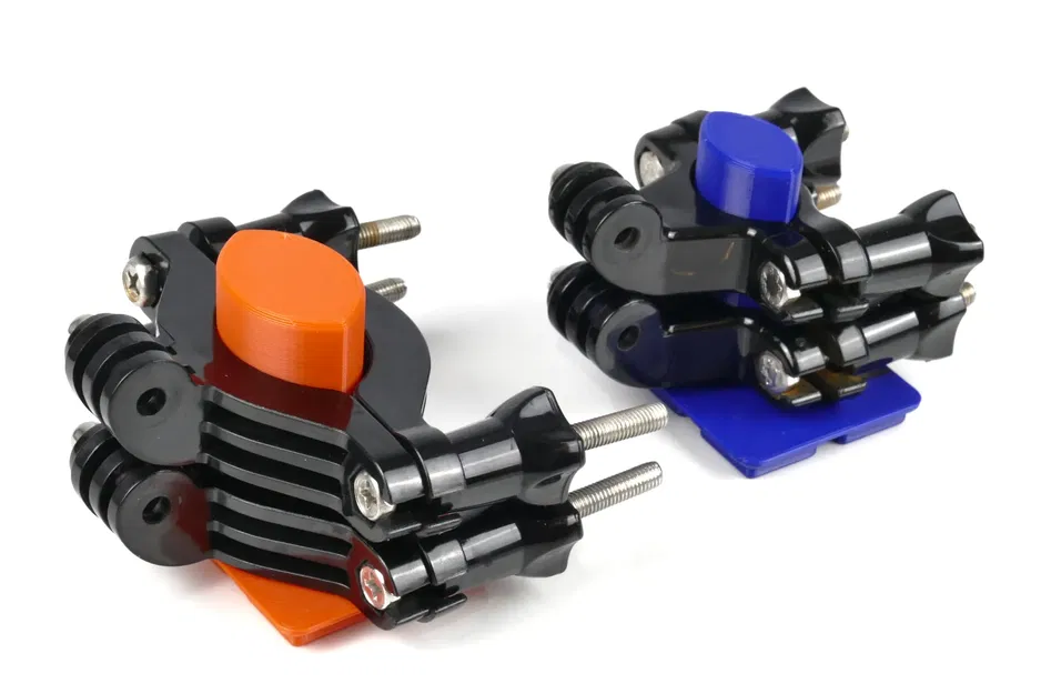 Khay Eurobox/Gridfinity cho Giá đỡ GoPro trên Tay lái và Thanh cuộn trong Hộp Euro 7.5 cm - Image 1