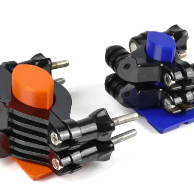 Khay Eurobox/Gridfinity cho Giá đỡ GoPro trên Tay lái và Thanh cuộn trong Hộp Euro 7.5 cm