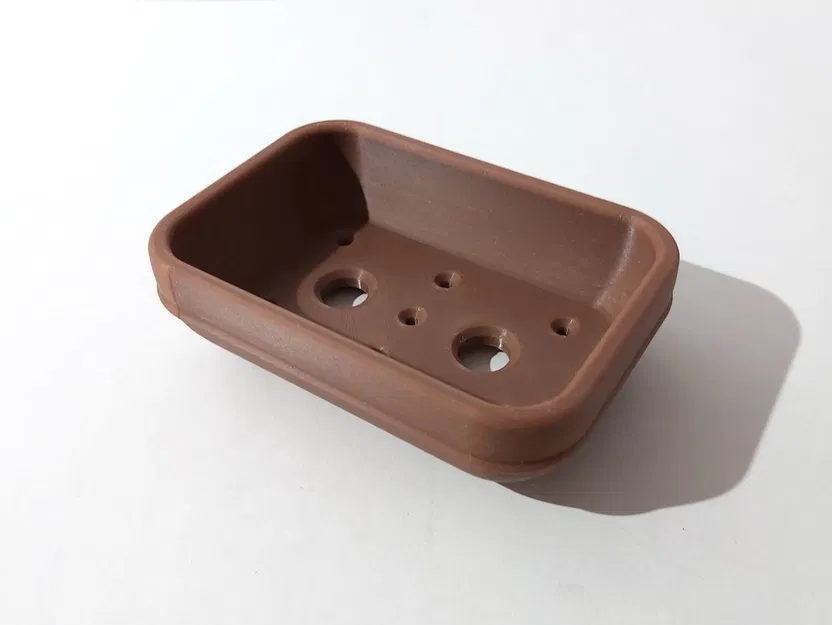 Chậu Bonsai 11 chữ nhật bo tròn (mame) 131x91x39mm - Image 1