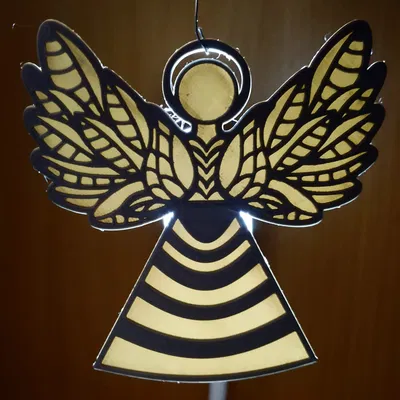 Thiên thần Giáng sinh trong suốt