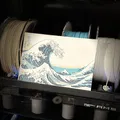 Mô hình 3D Painting Vạn Lý Hải Triều Kanagawa phiên bản Hokusai (Art3Dchoix, HUEFORGE) - Thumbnail 1
