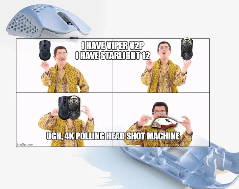 Vỏ PCB Finalmouse Starlight M Viper v2 pro (Thêm smol) - Image 1