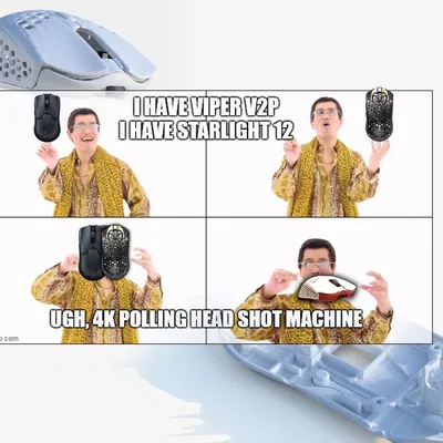 Vỏ PCB Finalmouse Starlight M Viper v2 pro (Thêm smol)