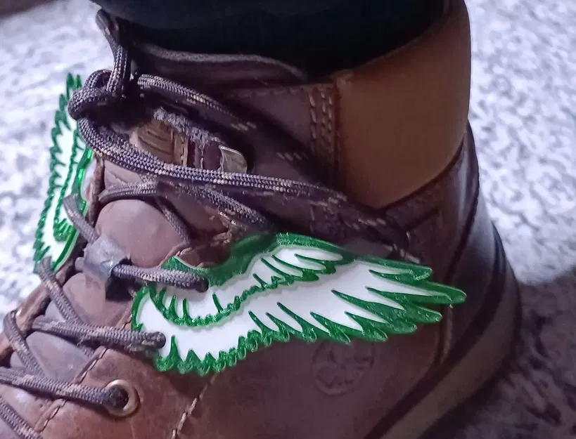 Phụ Kiện Gắn Dây Giày Hình Cánh Thiên Thần - Image 1