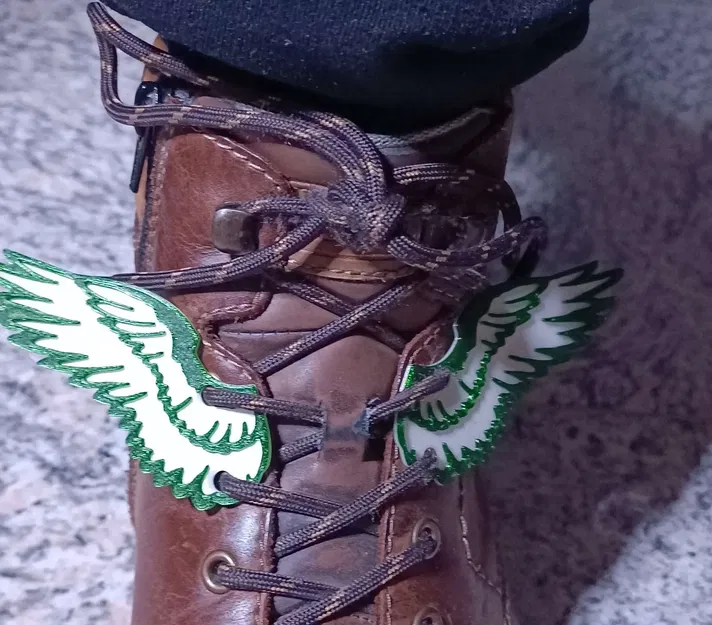 Phụ Kiện Gắn Dây Giày Hình Cánh Thiên Thần - Image 2