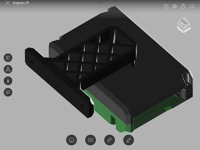 Arm to hold Raspberry Pi on Anet AM8 2040 profile - Image 5