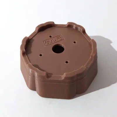 Chậu Bonsai 10 hình lục giác bo tròn (mame)_120x120x46mm