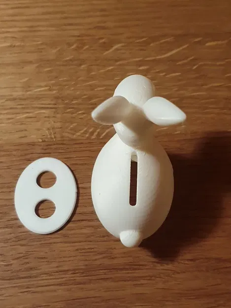 Title Chú thỏ Phục sinh trong vai Piggy Bank Osterhase als Sparbüchse - Image 3