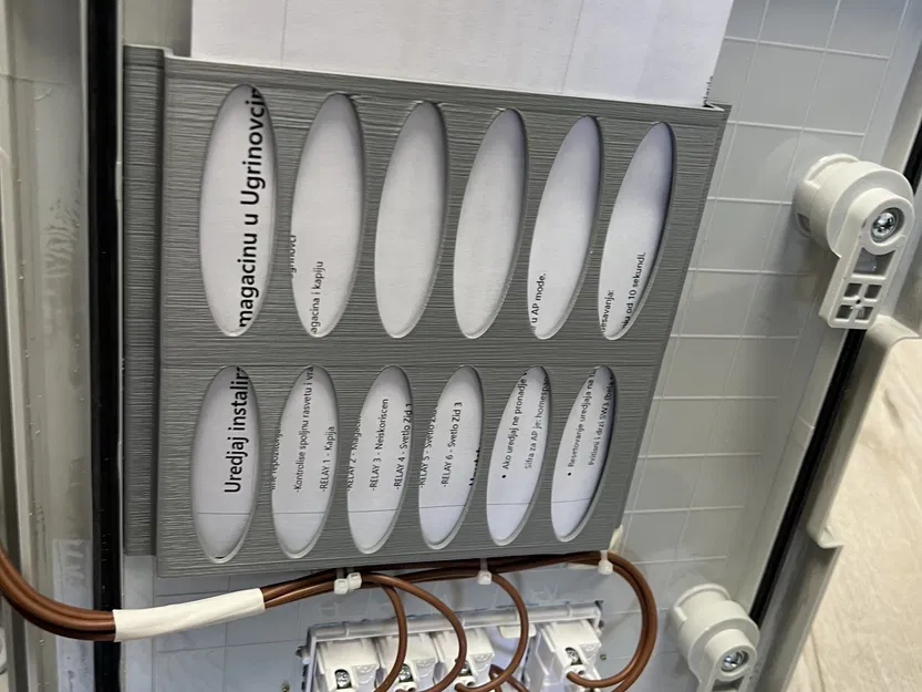 Giá Đỡ Tài Liệu Tủ Điện - Dạng Ống - Image 1