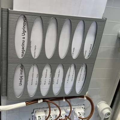 Giá Đỡ Tài Liệu Tủ Điện - Dạng Ống