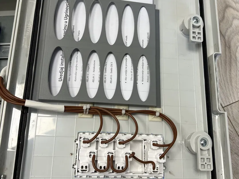 Giá Đỡ Tài Liệu Tủ Điện - Dạng Ống - Image 2