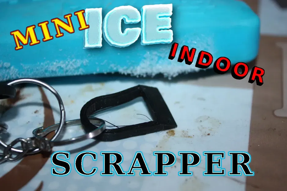 Indoor Mini Keychain ICE Scrapper - Image 1