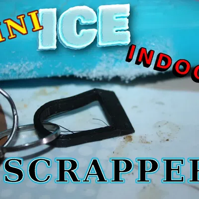 Indoor Mini Keychain ICE Scrapper