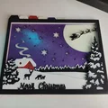 Hộp Shadow Box Giáng Sinh, Nhà Ông Già Noel - Thumbnail 2