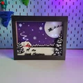Hộp Shadow Box Giáng Sinh, Nhà Ông Già Noel - Thumbnail 5