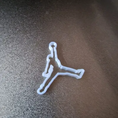 Jordan logo keychain