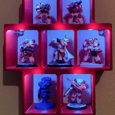 Kệ Trưng Bày 40k Có Đèn LED