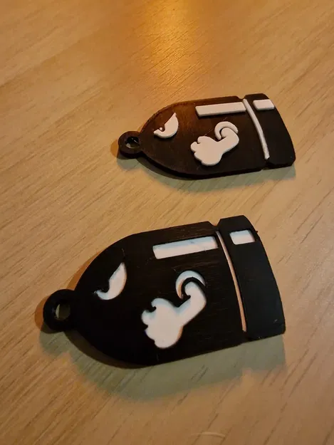 Bullet Bill Keychain - Image 1