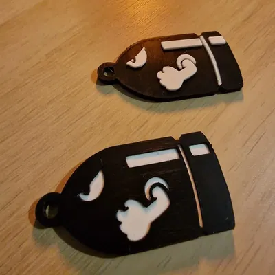 Bullet Bill Keychain