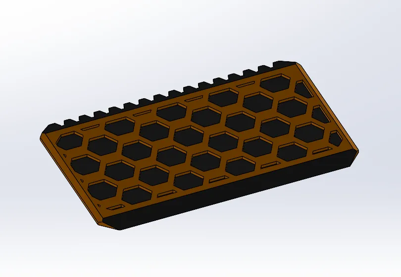 Dụng Cụ Gạt Băng - Hình Lục Giác - Cỡ Thẻ Tín Dụng - Image 2