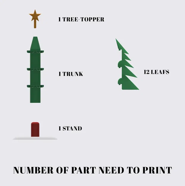 Cây Thông Noel Cho Máy In 3D | Dễ Lắp Ráp - Image 2