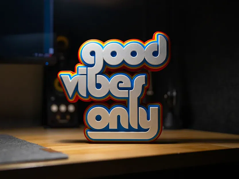 Good Vibes Only - Large Standing Sign - Image 2