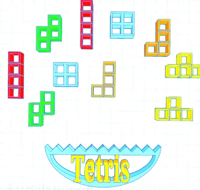 Mô Hình Tetris - Image 1