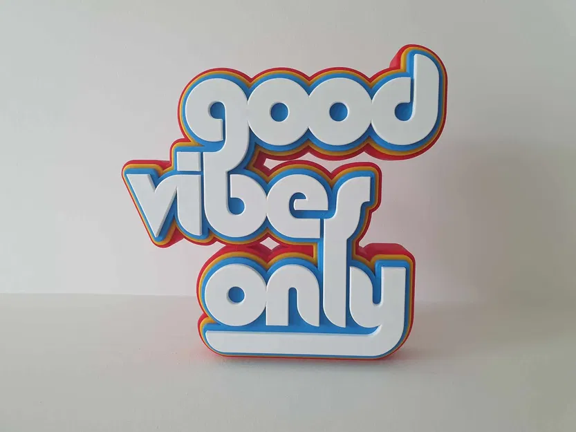 Good Vibes Only - Large Standing Sign - Image 4
