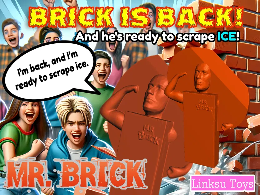 Mr. Brick Ice Scraper! - Image 1