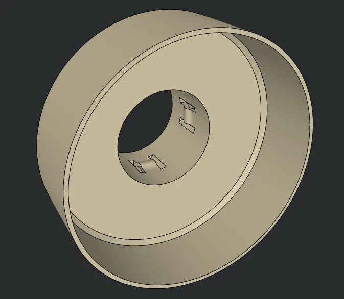 Dewalt Airlock Socket to 4 Inch Adapter - Image 1