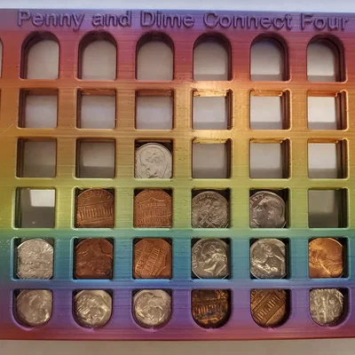 Cờ Caro với Penny và Dime